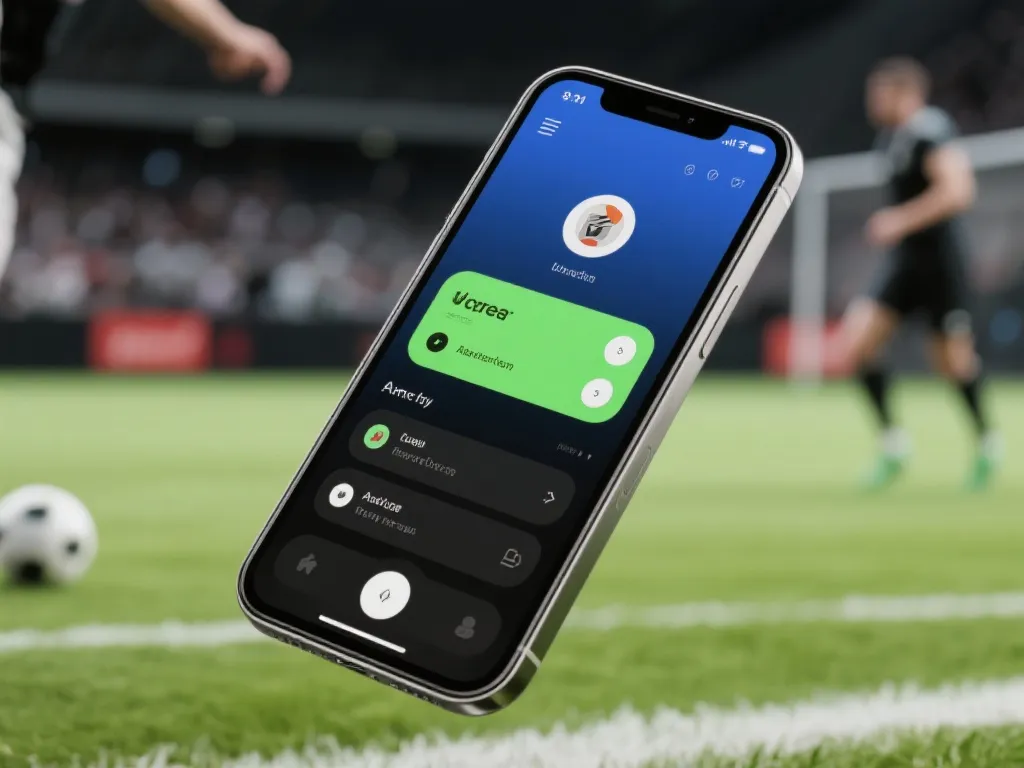 Android 端体育应用界面示意图
